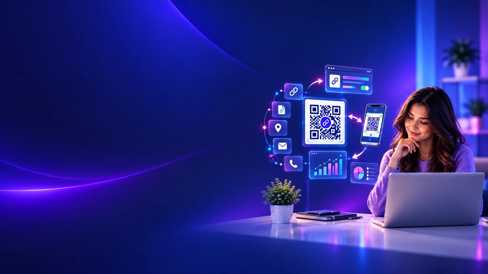 Dynamic QR code management allowing destination updates without altering the physical QR code